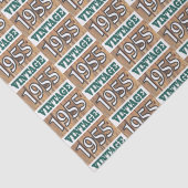 Geboren in 1955 tissuepapier (Detail)