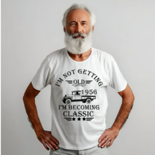 Geboren in 1956  verjaardag mannen cadeau t-shirt