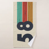 Geboren in 1958  badhanddoek (Badhanddoek)