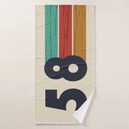 Geboren in 1958  badhanddoek (Badhanddoek)