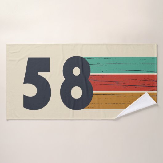 Geboren in 1958  badhanddoek (Badhanddoek)