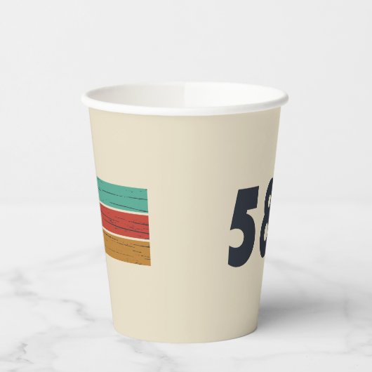 Geboren in 1958 papieren bekers (Links)