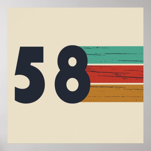 Geboren in 1958  poster (Voorkant)