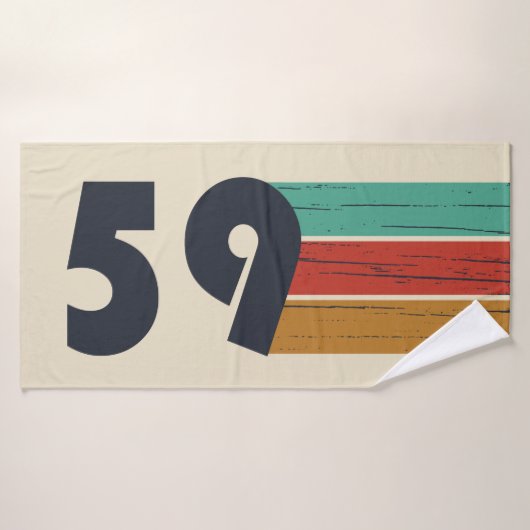 Geboren in 1959 badhanddoek (Badhanddoek)