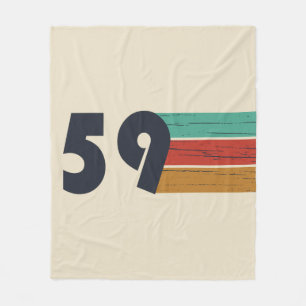 Geboren in 1959 fleece deken