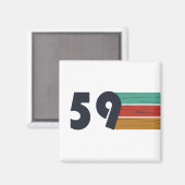 Geboren in 1959  magneet (Voorkant / Achterkant)