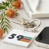 Geboren in 1959  sleutelhanger (Voorkant Rechts)