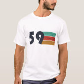 Geboren in 1959  t-shirt (Voorkant)