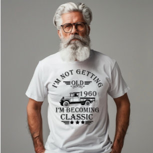 geboren in 1960  verjaardagscadeau mannen cadeau t-shirt