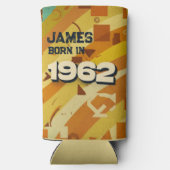 Geboren in 1962 - Geometrisch ontwerp - Retro 60s (Achterkant)
