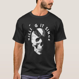 Geboren in 1963 Geboortejaar Gotische schedel T-shirt
