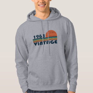 Geboren in 1963 op verjaardag hoodie