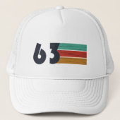Geboren in 1963  verjaardagscadeau trucker pet (Voorkant)