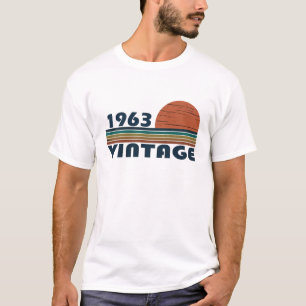 Geboren in 1963  verjaardagsmannen gif t-shirt