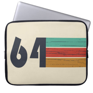 Geboren in 1964  60e geboortedag laptop sleeve