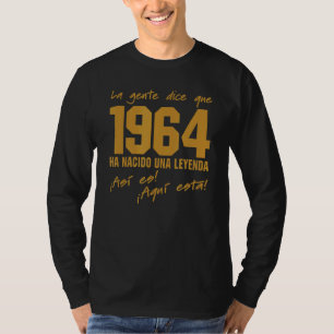 Geboren in 1964, Birthday Outfit Vintage 1964, fee T-shirt