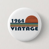 Geboren in 1964  jaar ronde button 5,7 cm (Voorkant)