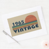 Geboren in 1965 60ste verjaardagscadeau rechthoekige sticker (Envelop)