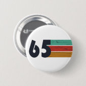 Geboren in 1965 60ste verjaardagscadeau ronde button 5,7 cm (Voorkant /achterkant)