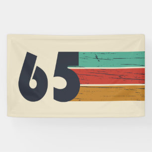 Geboren in 1965 60ste verjaardagscadeau spandoek