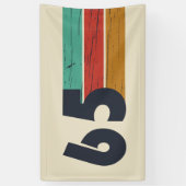 Geboren in 1965 60ste verjaardagscadeau spandoek (Verticaal)