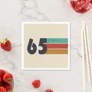 Geboren in 1965  60ste verjaardagsfeest servet