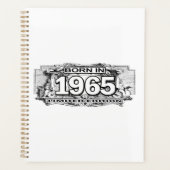 Geboren in 1965 Limited Edition Spiral Planner (Voorkant)