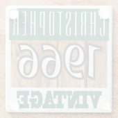 Geboren in 1966, gepersonaliseerd Onderzetter (Achterkant)