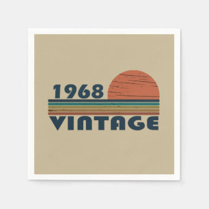 Geboren in 1968  verjaardag servet