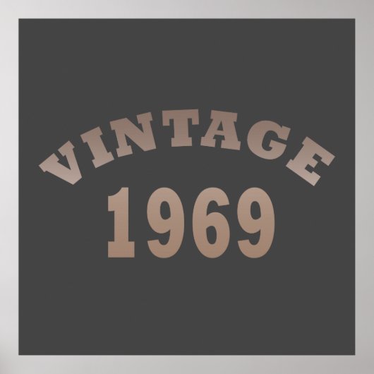 Geboren in 1969,  klassiek poster (Voorkant)