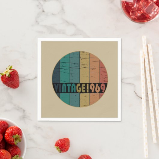 Geboren in 1969 op  verjaardag servet (Insitu)