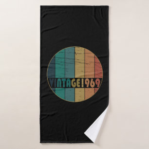 Geboren in 1969 verjaardagscadeau badhanddoek