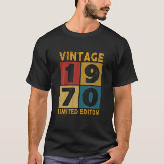 geboren in 1970 51st geboortedag t-shirt