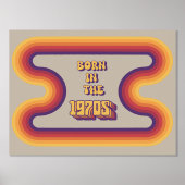 Geboren in 1970, Millennials, Gen X, Geboortejaar Folie Afdrukken (Voorkant)