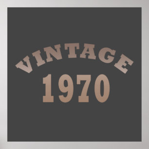 Geboren in 1970 op  verjaardag poster