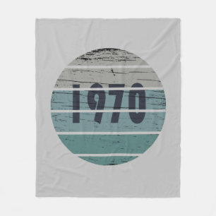 Geboren in 1970  verjaardagscadeau fleece deken