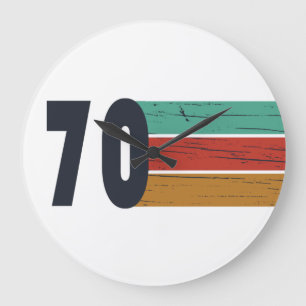 Geboren in 1970 verjaardagscadeau grote klok