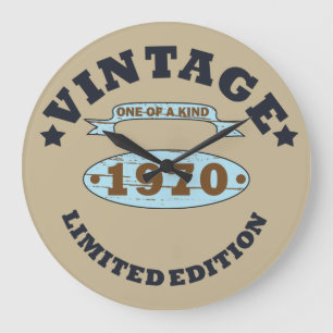 Geboren in 1970 verjaardagscadeau grote klok