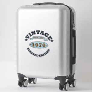 Geboren in 1970 verjaardagscadeau sticker