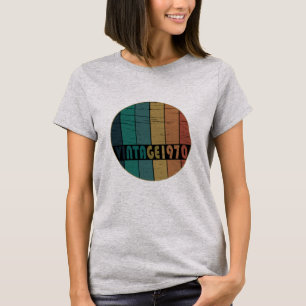 Geboren in 1970 verjaardagscadeau t-shirt