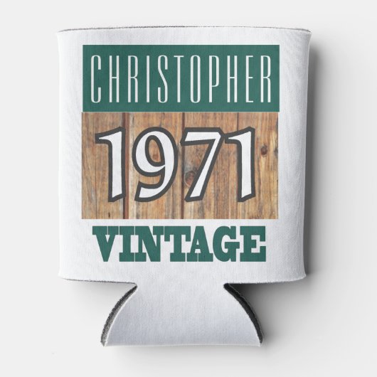 Geboren in 1971 blikjeskoeler (Voorkant)