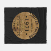 Geboren in 1971 op  leeftijd fleece deken (Voorkant (Horizontaal))