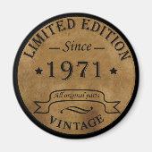 Geboren in 1971 op  leeftijd magneet (Voorkant)