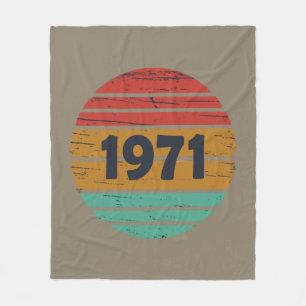 Geboren in 1971  verjaardagscadeau fleece deken
