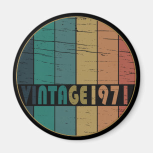 Geboren in 1971 verjaardagscadeau magneet