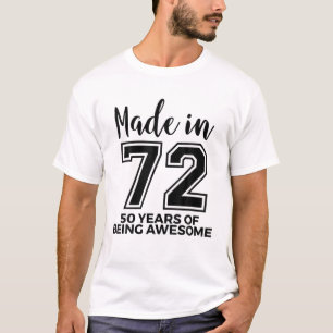 Geboren in 1972, 50e Man, 50 jaar oud T-shirt