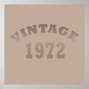 geboren in 1972  verjaardag poster