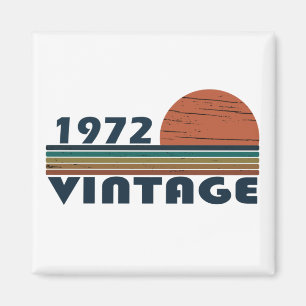 Geboren in 1972 verjaardagscadeau magneet