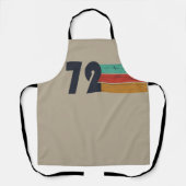 Geboren in 1972  verjaardagscadeau schort (Voorkant)