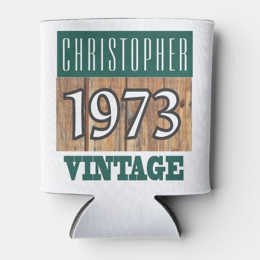 Geboren in 1973 blikjeskoeler (Voorkant)